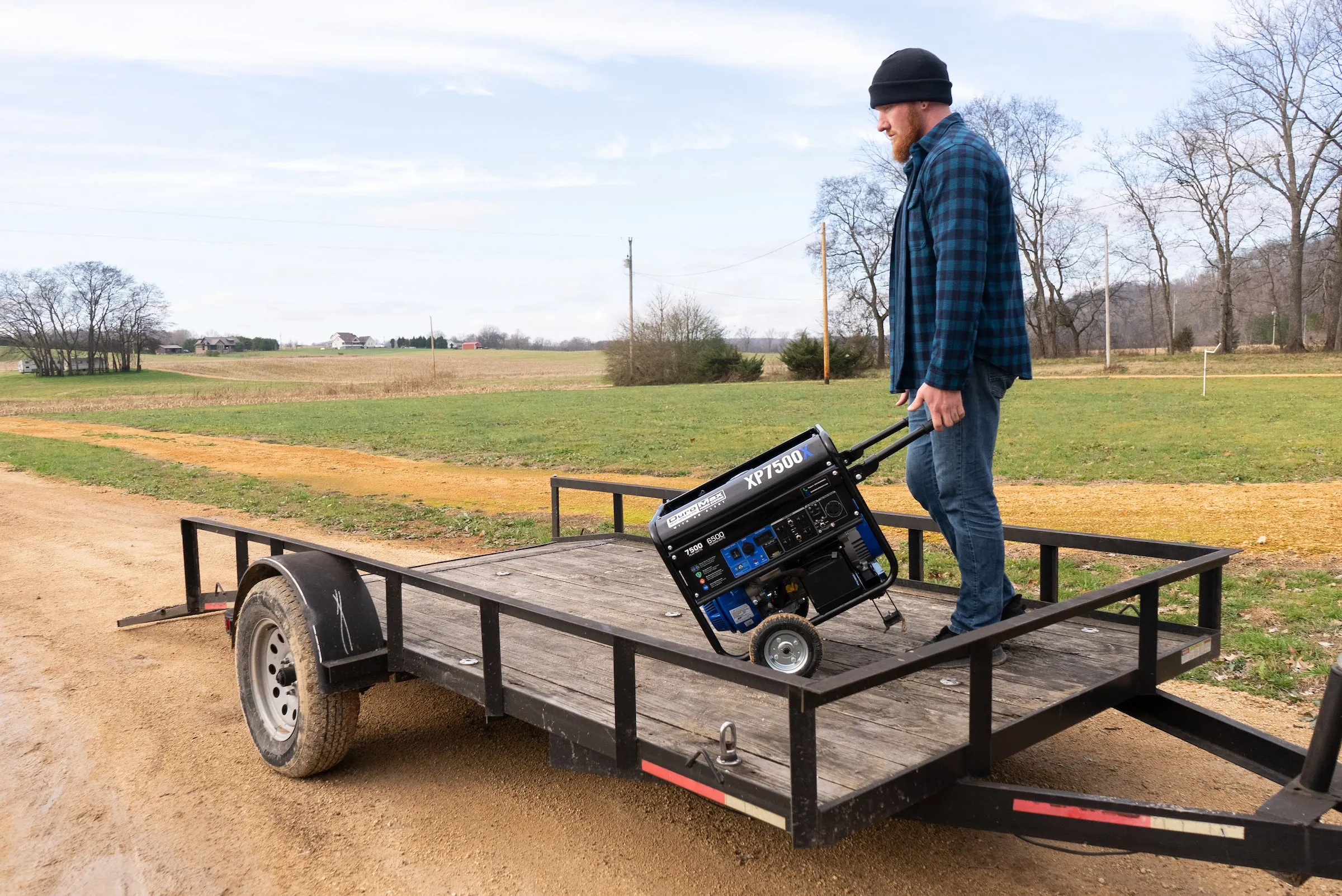 7,500 Watt Gasoline Portable Generator w/ CO Alert