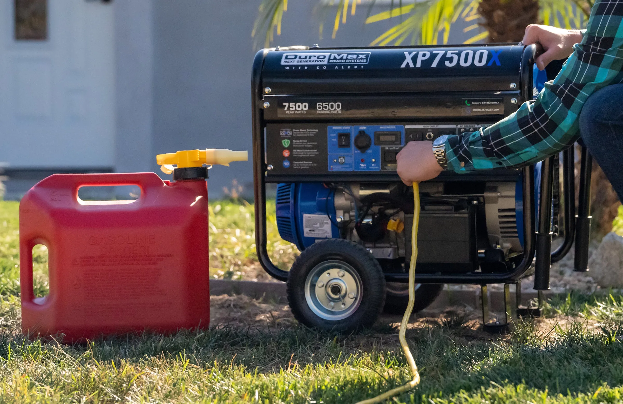 7,500 Watt Gasoline Portable Generator w/ CO Alert