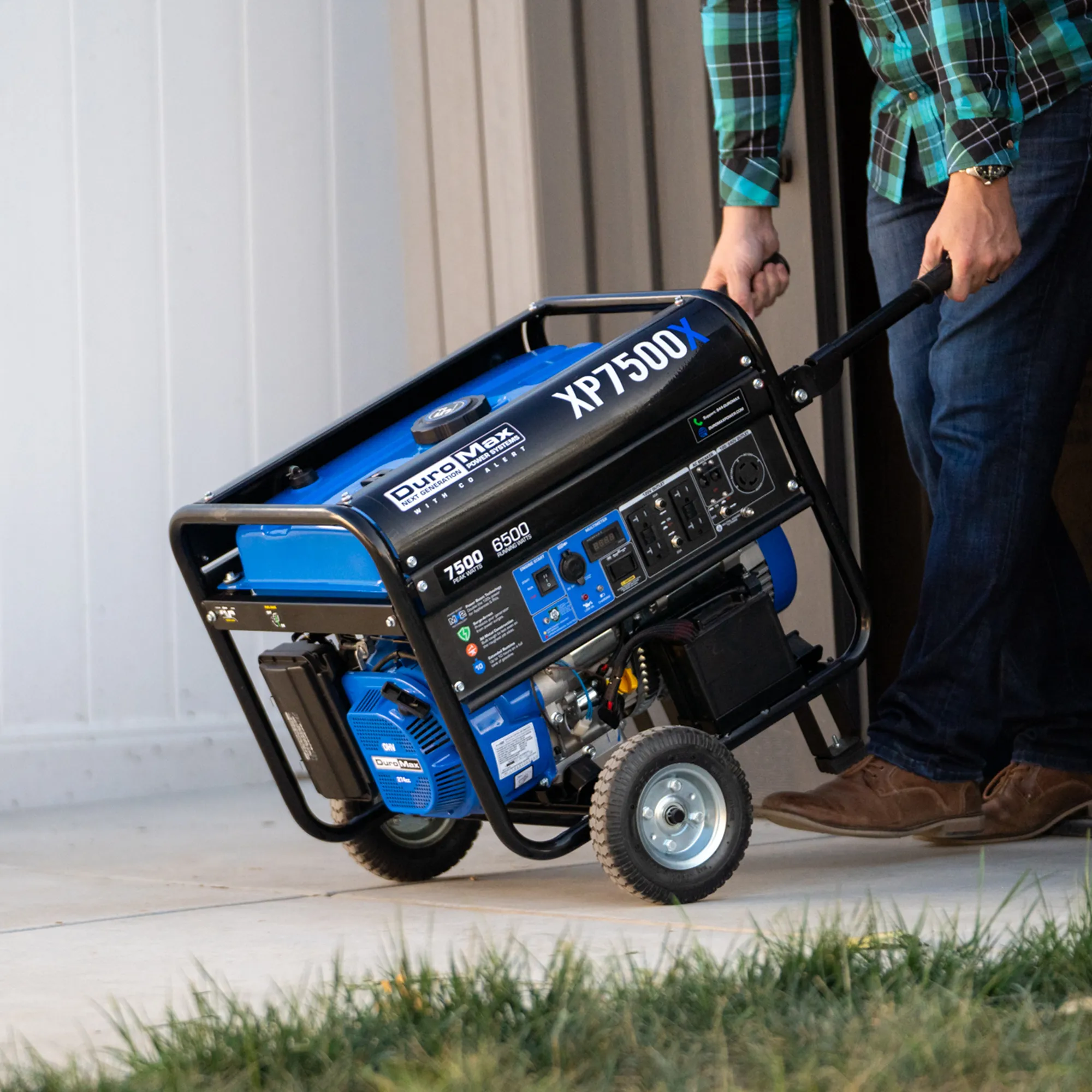 7,500 Watt Gasoline Portable Generator w/ CO Alert