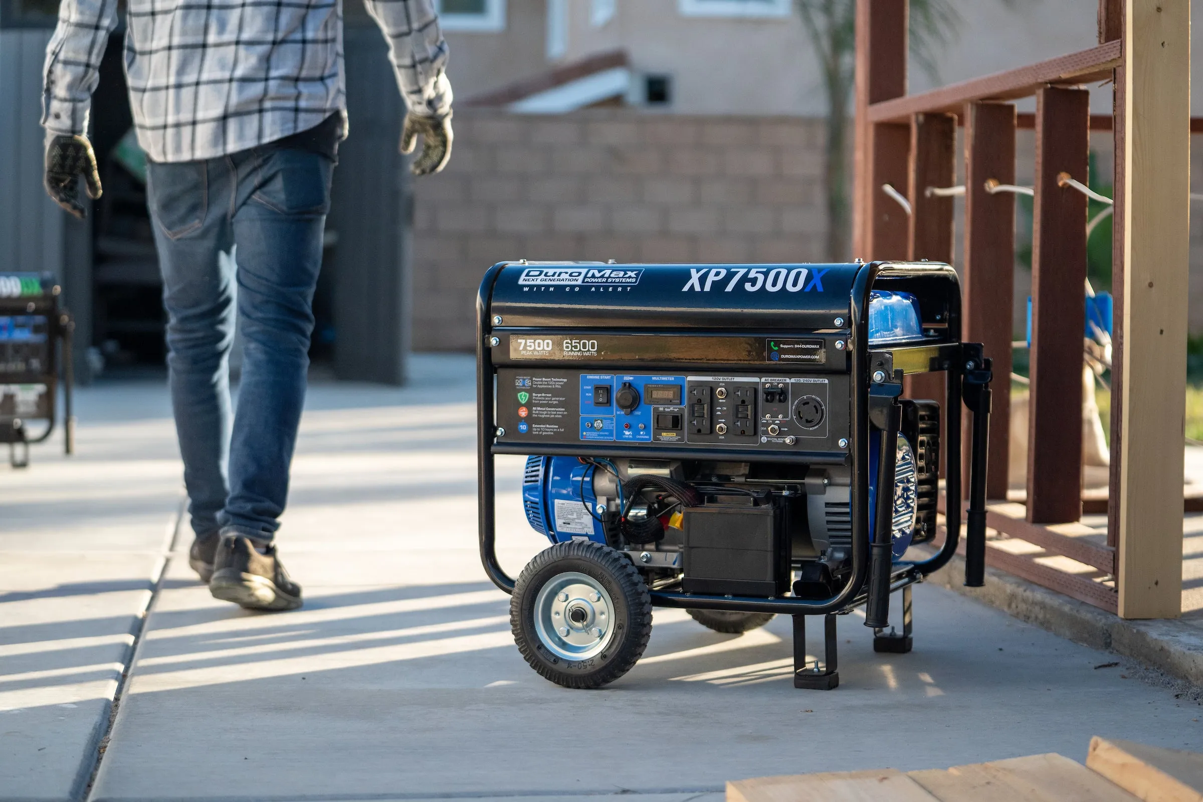 7,500 Watt Gasoline Portable Generator w/ CO Alert