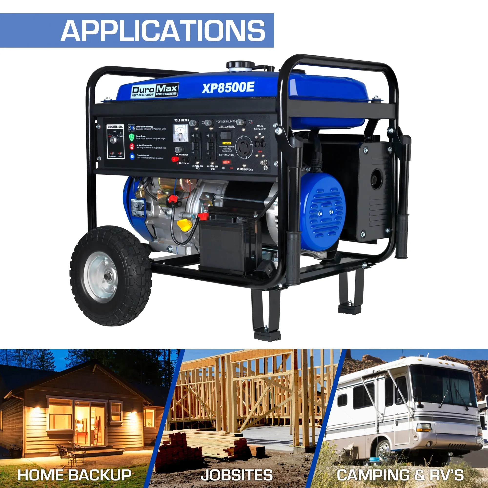 8,500 Watt Gasoline Portable Generator