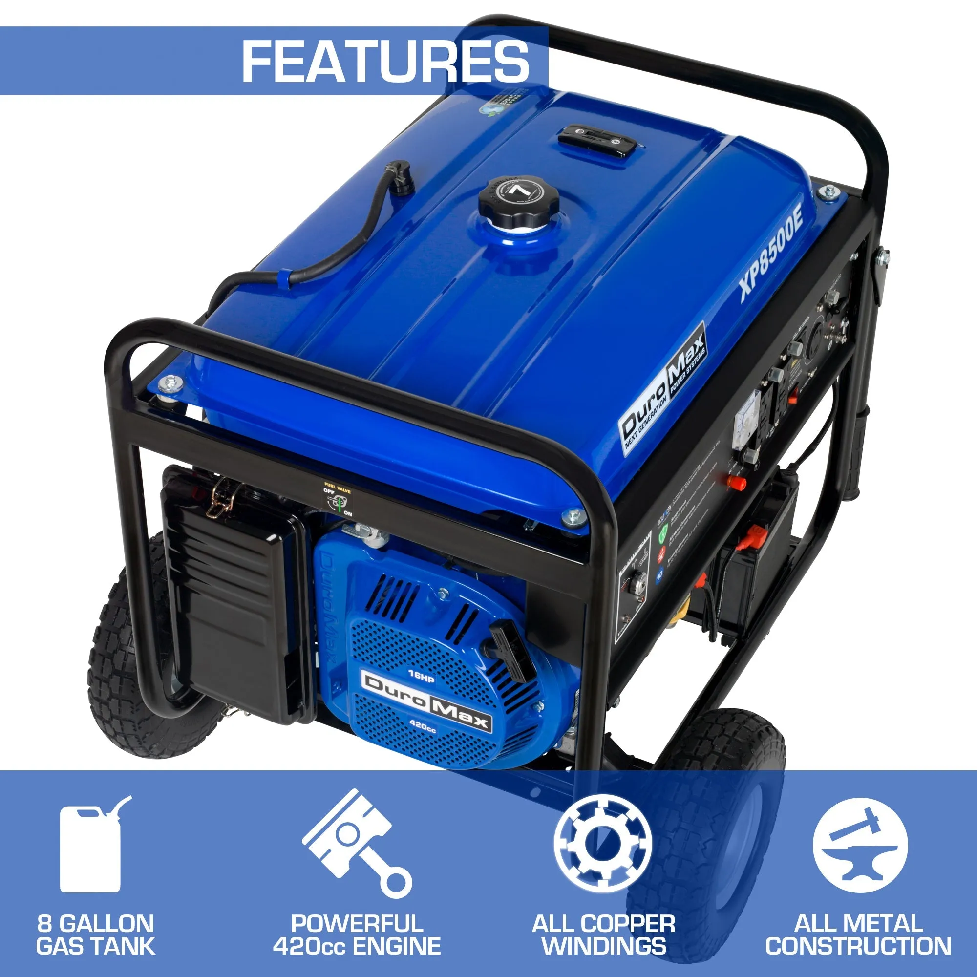 8,500 Watt Gasoline Portable Generator