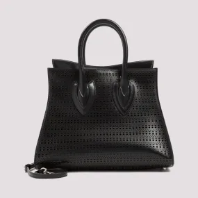 Alaïa Openwork Top Handle Tote Bag