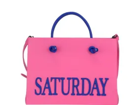 Alberta Ferretti Rainbow Week Fluo Saturday Shopping Bag