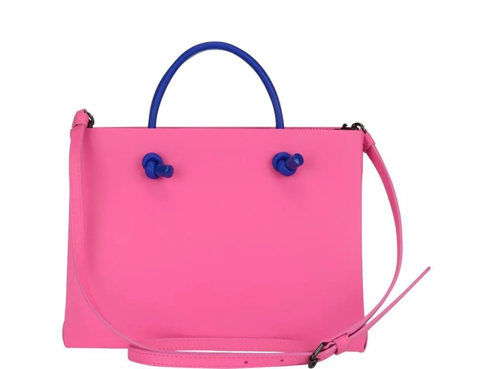 Alberta Ferretti Rainbow Week Fluo Saturday Shopping Bag