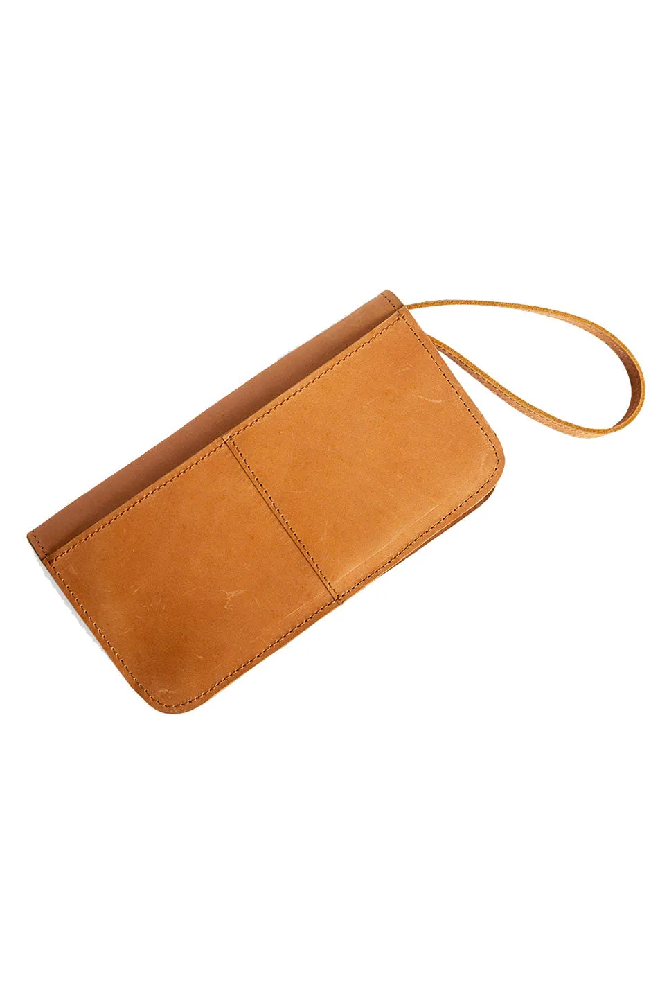 ALEM SNAP WALLET - COGNAC