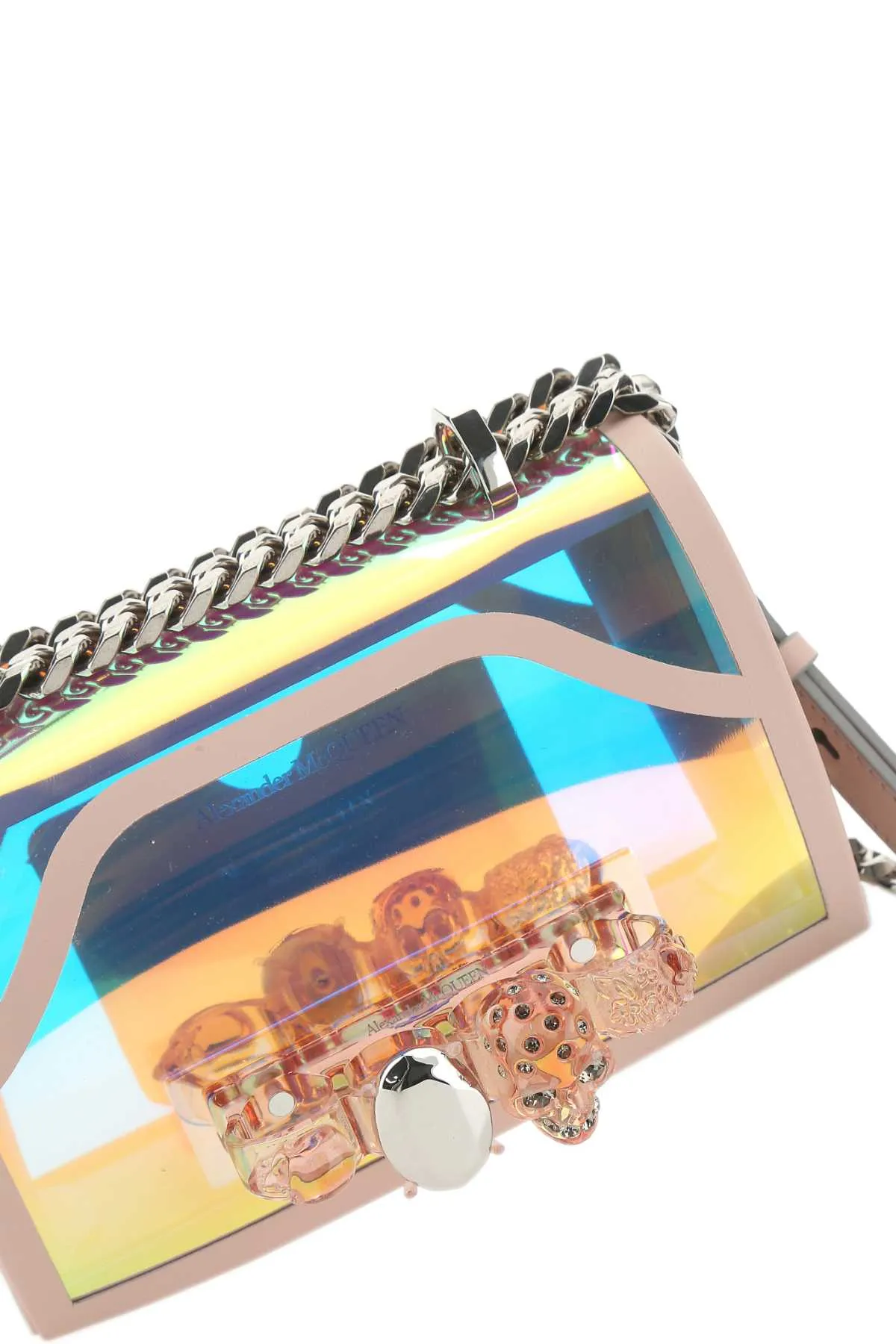 Alexander McQueen Holographic Chain Shoulder bag