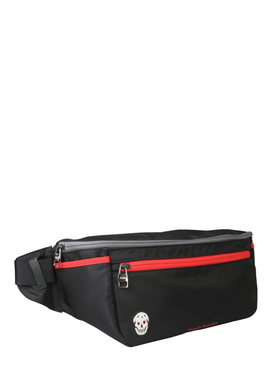 Alexander McQueen Oversize Double Zipper Belt Bag