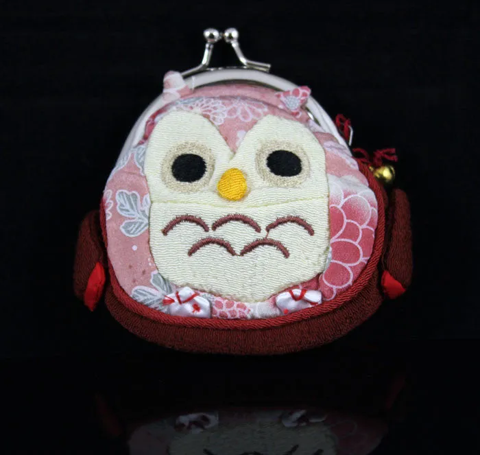 APRIQUE OWL Kimono Style coin purse