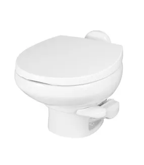 Aqua Magic Style II RV Toilet / Low Profile / White - Thetford 42059