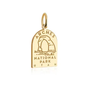 Arches National Park Charm, Gold