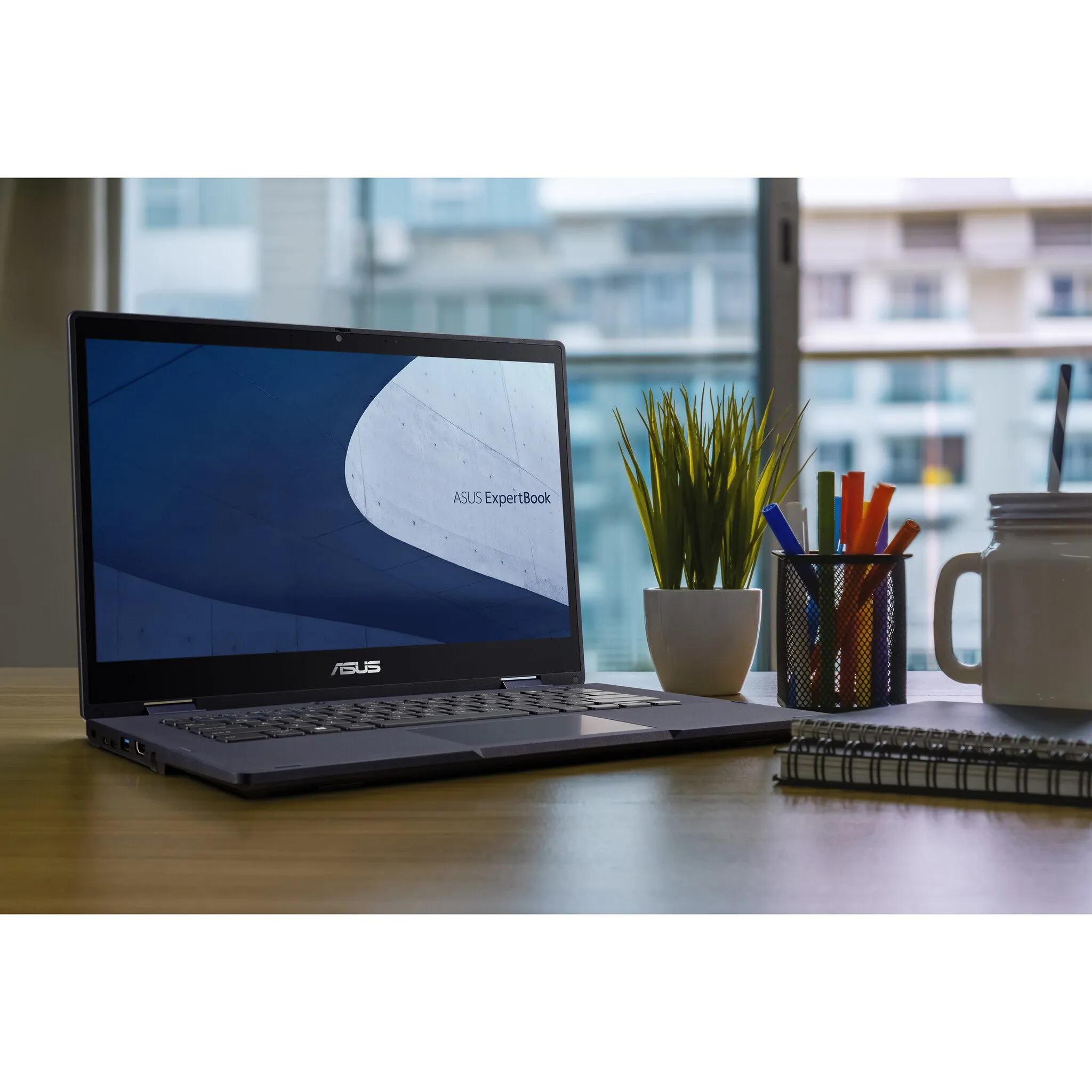 ASUS ExpertBook B3 Flip B3402FEA-EC0713X Hybrid (2-in-1) 35.6 cm (14") Touchscreen Full HD Intel® Core™ i5 i5-1135G7 8 GB DDR4-SDRAM 256 GB SSD Wi-Fi 6 (802.11ax) Windows 11 Pro Black