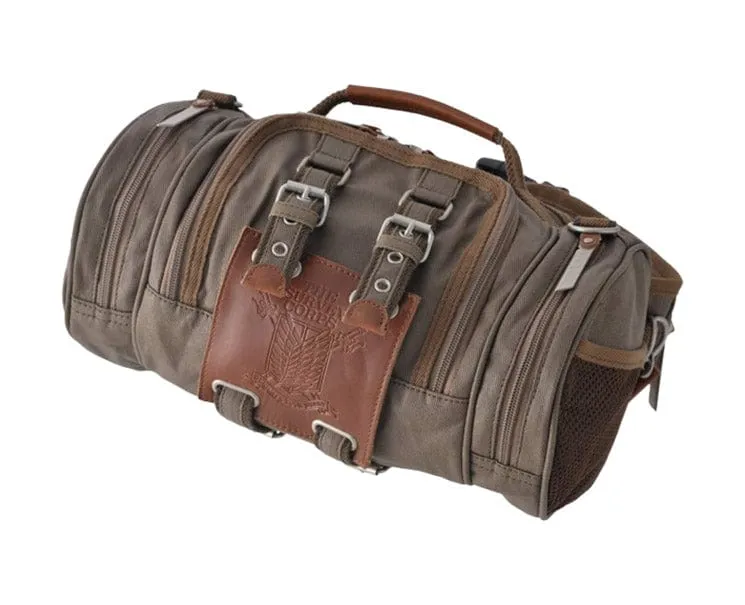 Attack On Titan 4 Way Bag - Khaki