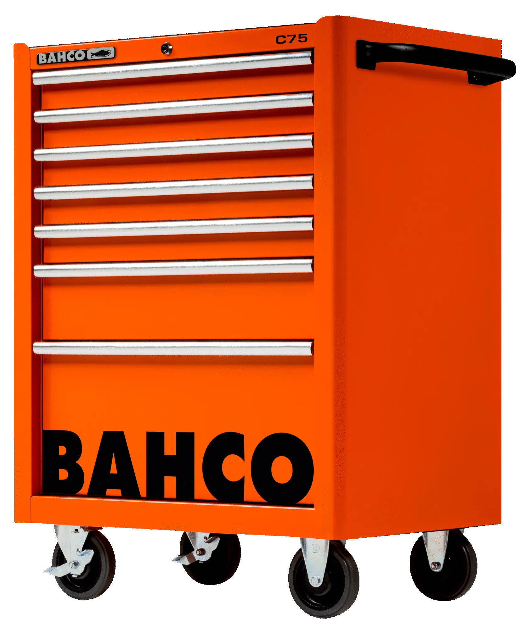 Bahco 1475K7 C75 7 Drawer Orange Classic Mobile Roller Cabinet