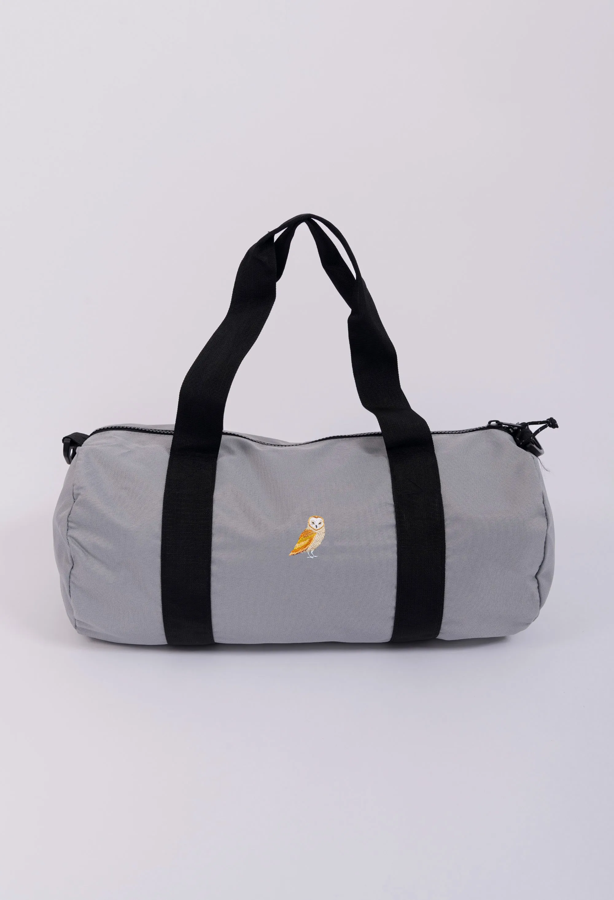 barn owl recycled duffle bag