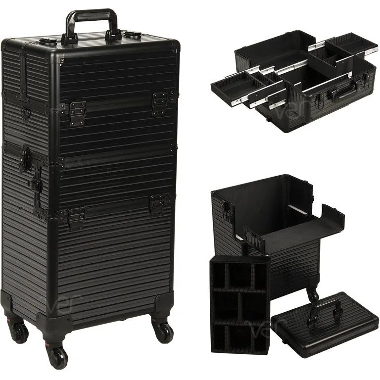 Beauty Cosmetics Jumbo Trolley(Black)