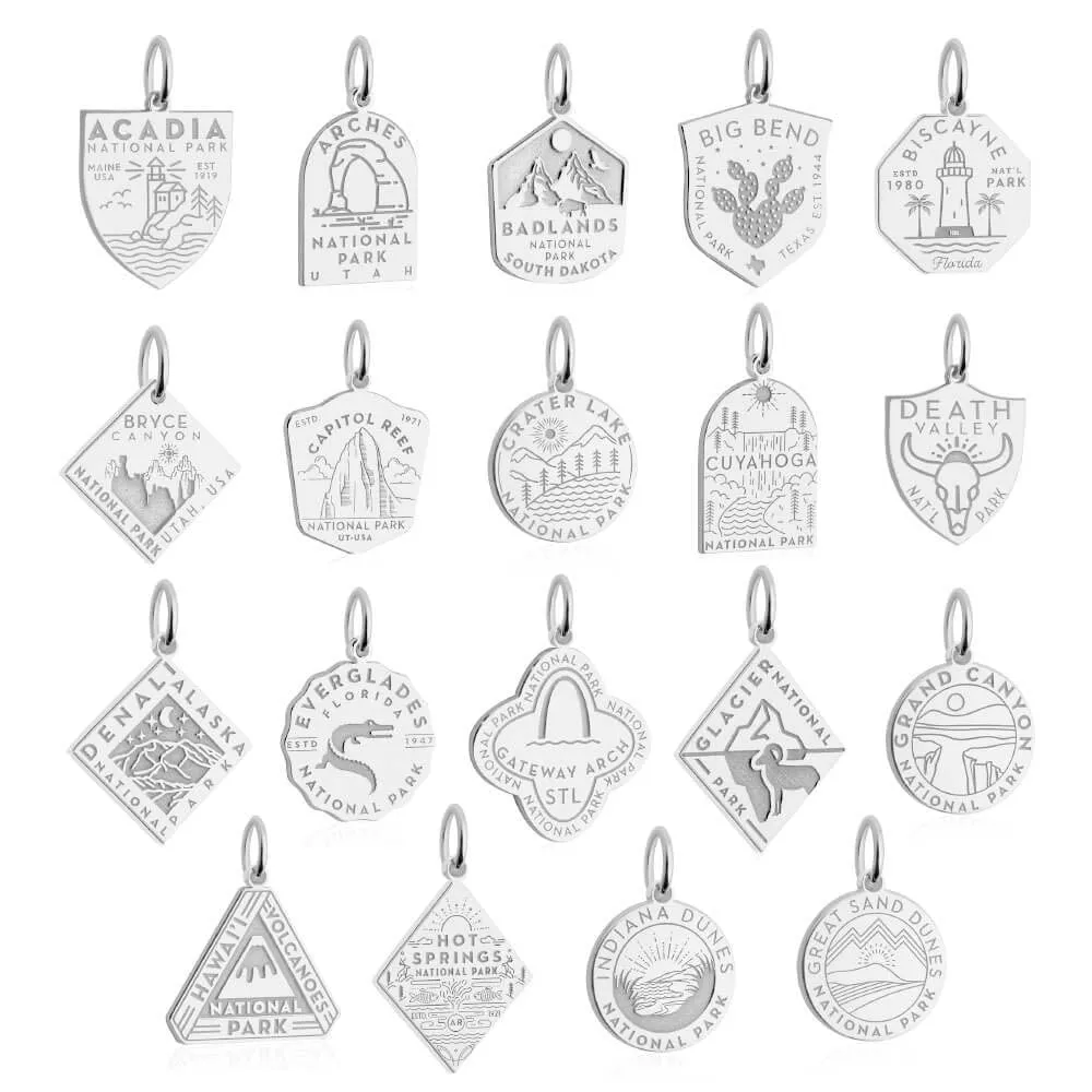 Biscayne National Park Charm, Silver