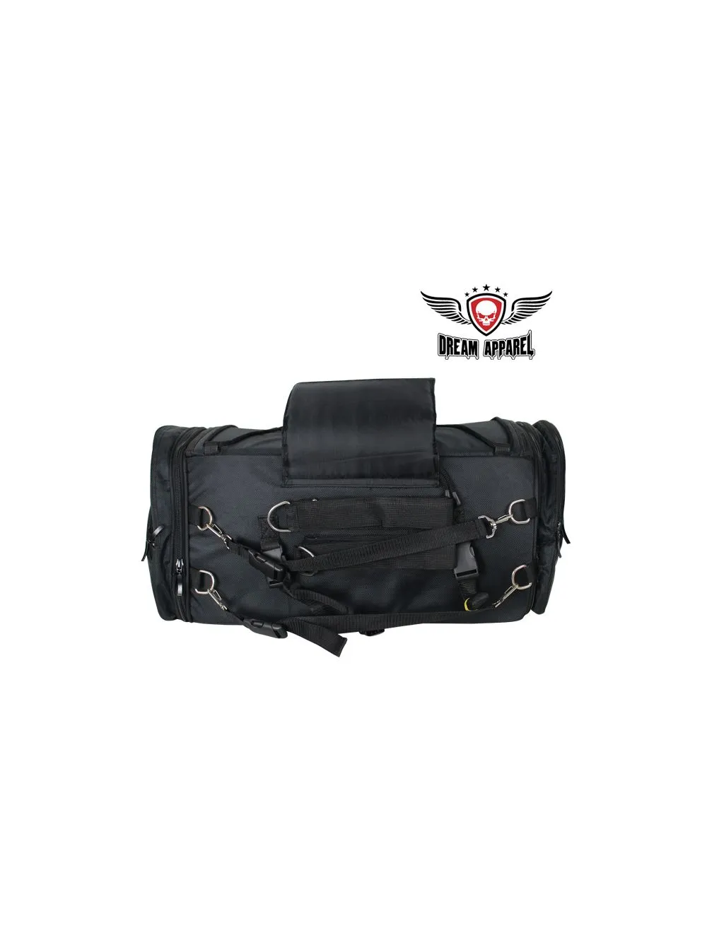 Black Textile Motorcycle Trunk Bag