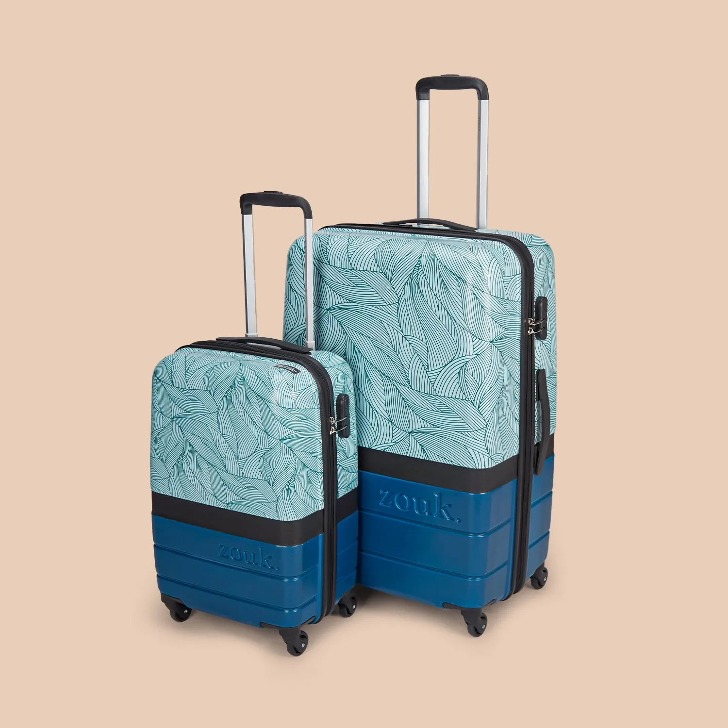 Calangute Tides Raahi Trolley Bag Combo (Cabin & Large)