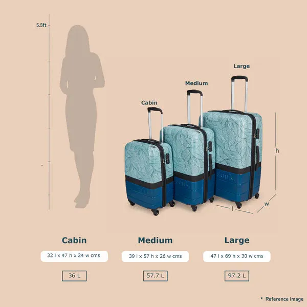 Calangute Tides Raahi Trolley Bag Combo