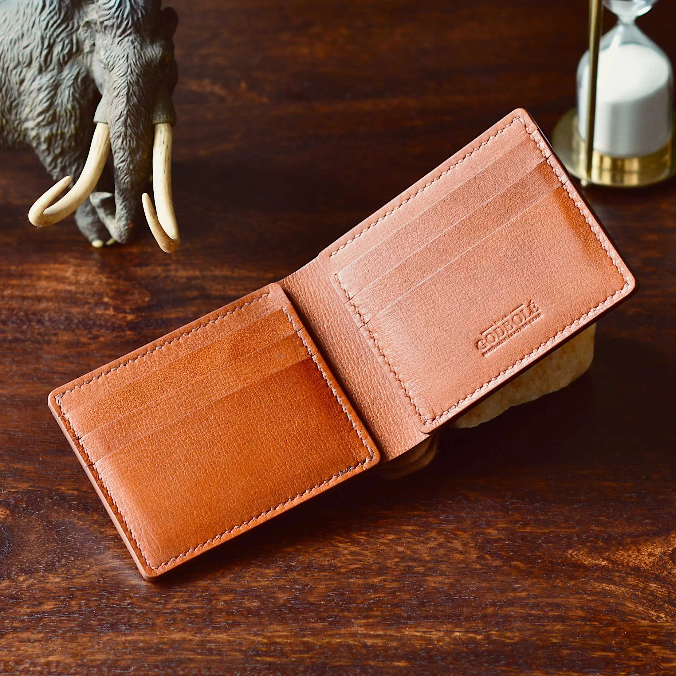 Classic Wallet - Chestnut Textured Leather