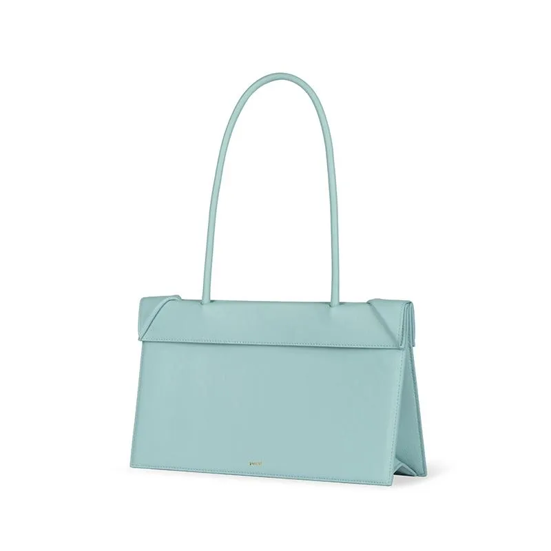 Click Medium Foldable Shoulder Bag - Blue