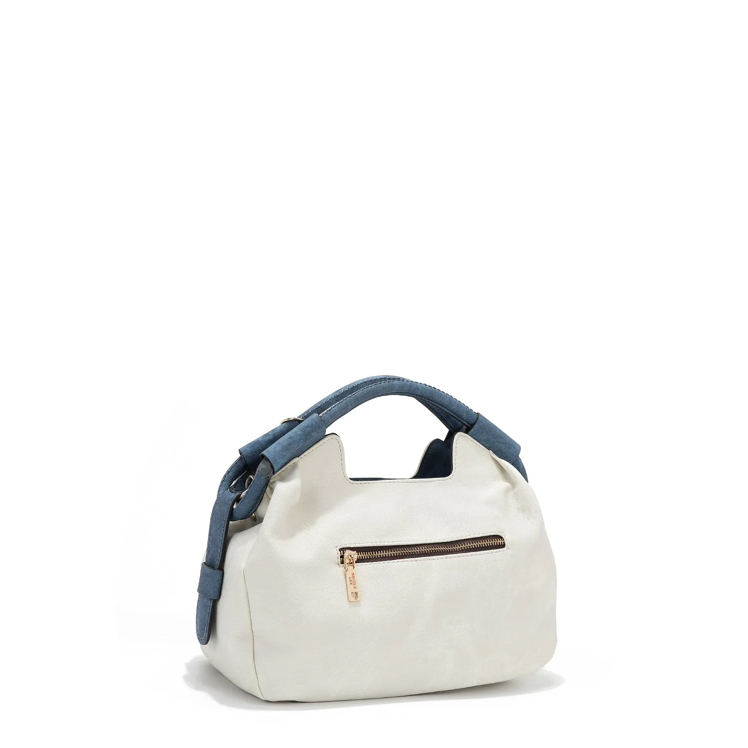 COLORBLOCK TOP HANDLE HANDBAG