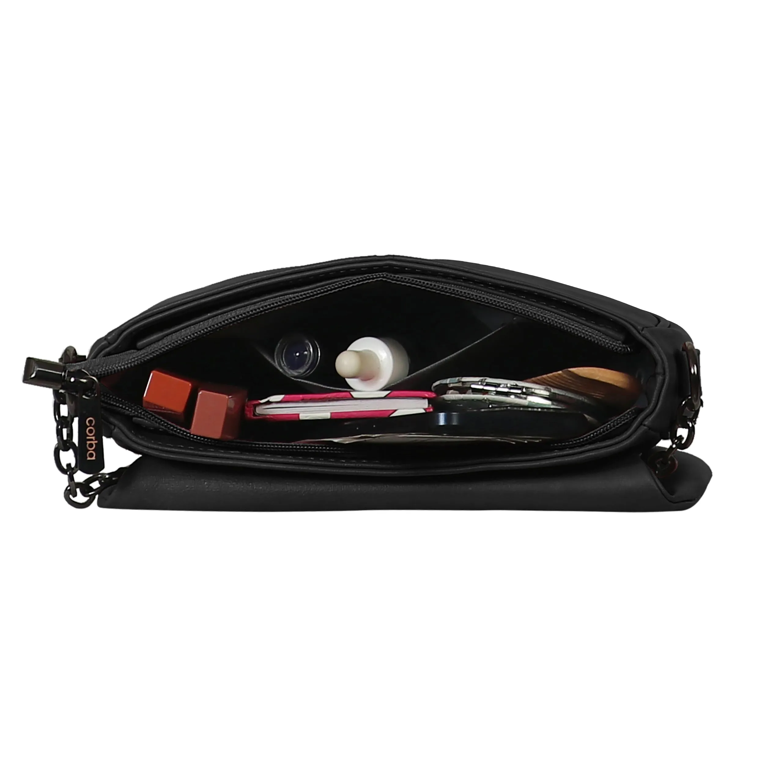 Corba Women Sling Bag Black