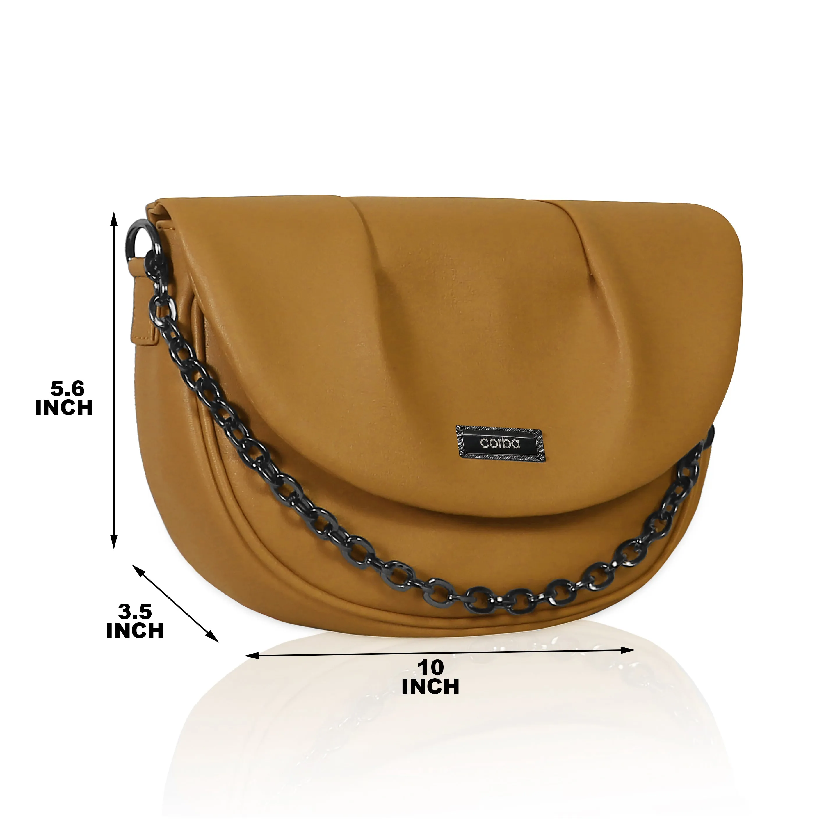 Corba Women Sling Bag Gold