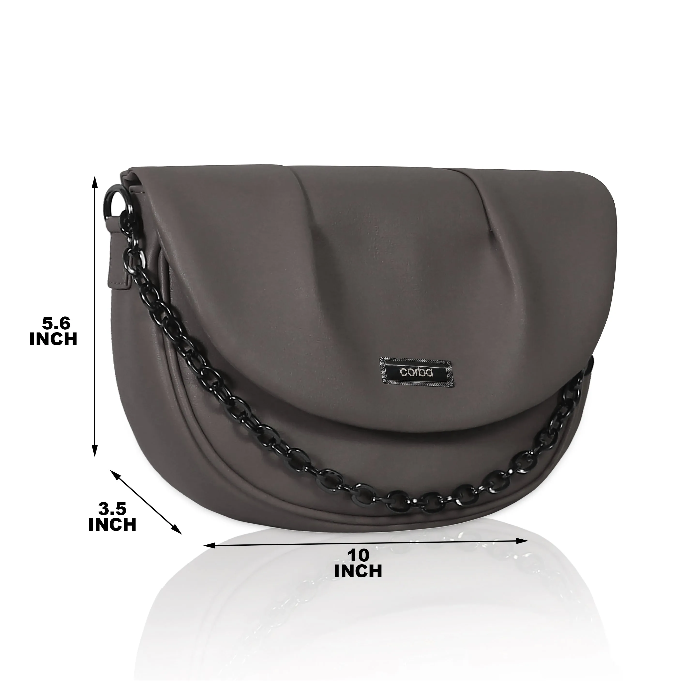 Corba Women Sling Bag Grey