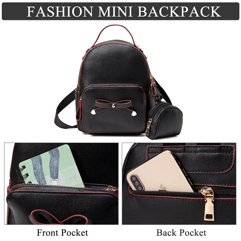 Cute Bow-knot Mini Backpack