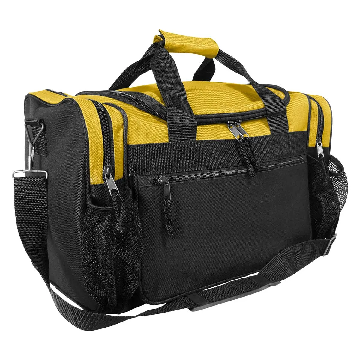 Dalix 17" Duffel Bag Dual Front Mesh Accessories Pockets