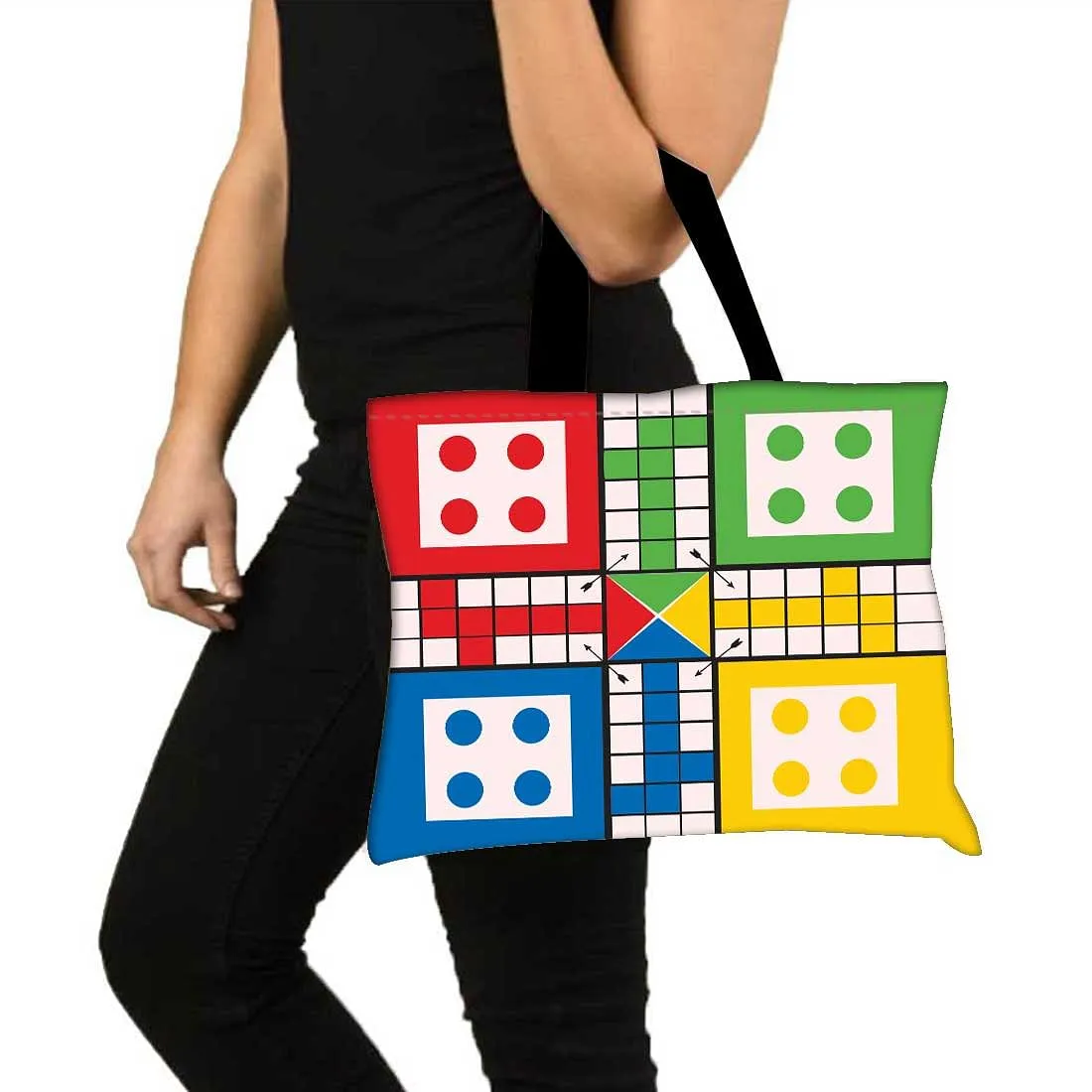 Designer Tote Bag With Zip Beach Gym Travel Bags -  Ludo