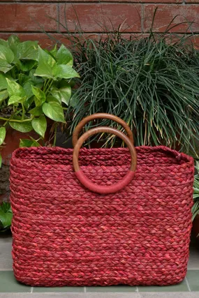 Dharini Sabai Hand Bag Red