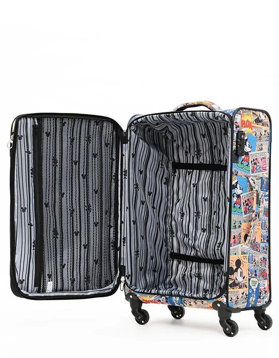 Disney - Dis022 Comic 25in Medium 4 Wheel Soft Suitcase