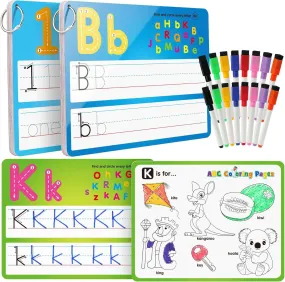 Double Sided Write and Wipe Tracing Flashcards