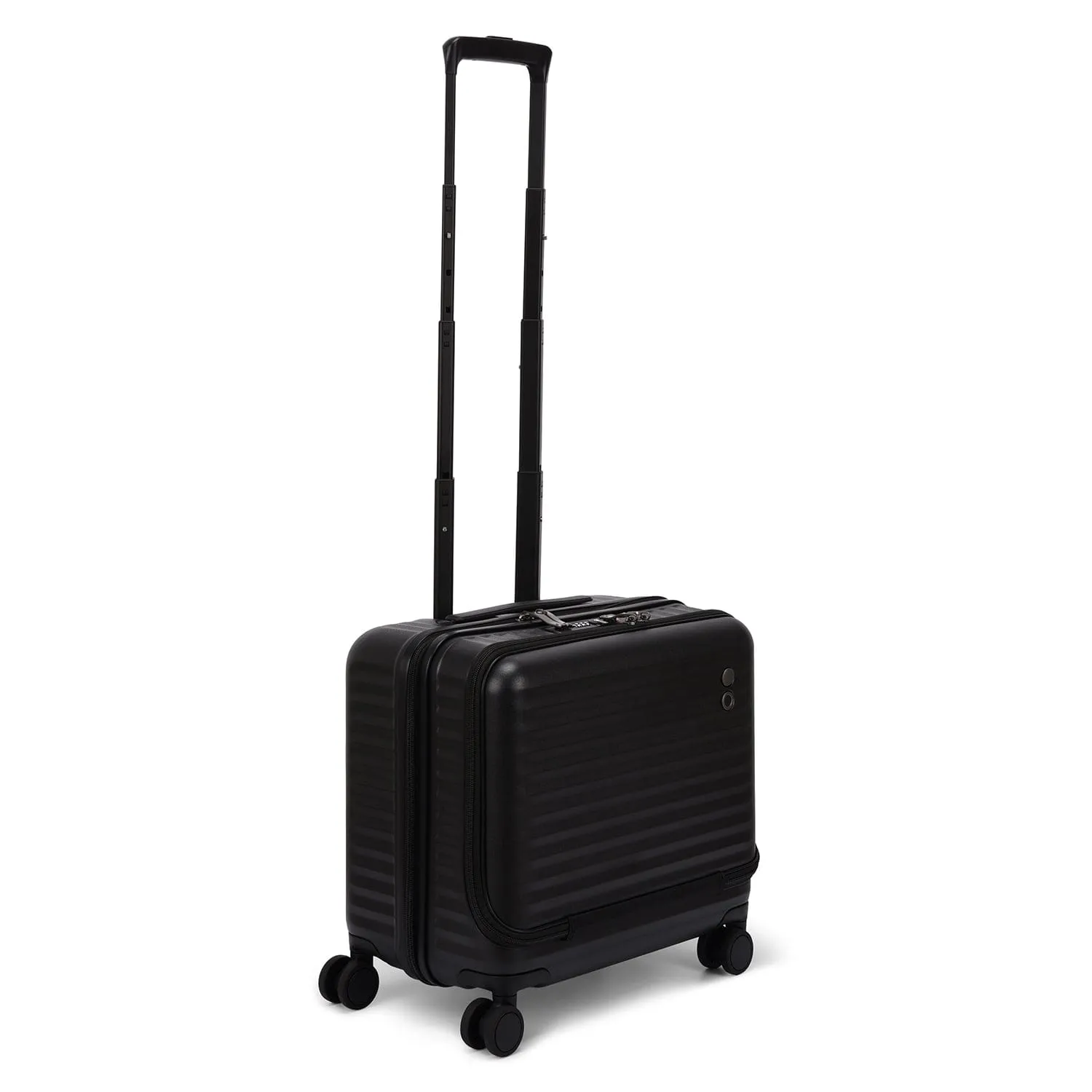 Echolac Celestra 43cm Hardcase Non-Expandable 4 Double Wheel Cabin Luggage Trolley Black - PC183F BLACK 17