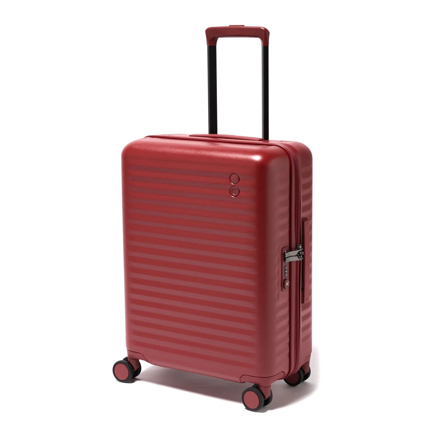 Echolac Celestra 54.5cm Hardcase Non-Expandable 4 Double Wheel Cabin Luggage Trolley Red - PC183 20 WOE Red