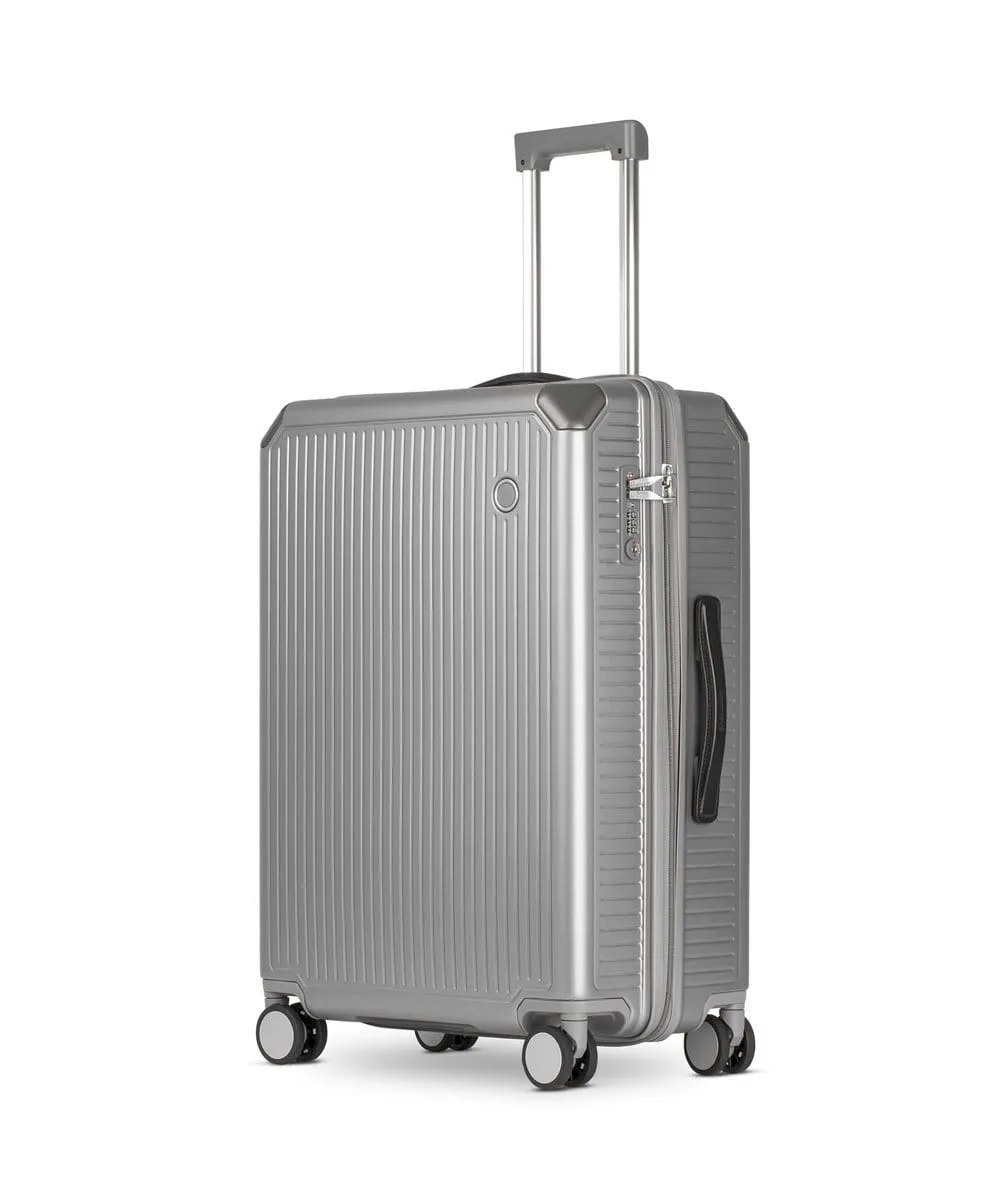 Echolac Shogun 24" 4 Double Wheel Check-In Luggage Trolley Silver - PC148 24 Silver