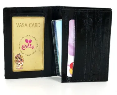 Eel skin Card Wallet - Mia