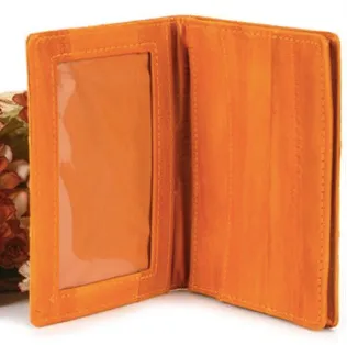 Eel skin Card Wallet - Mia