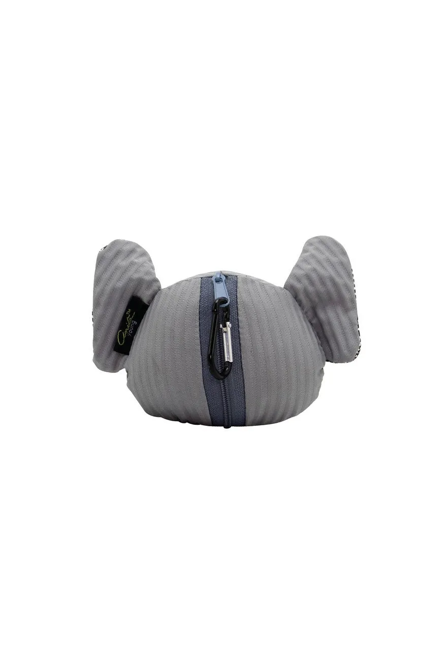 ELEPH FOLDABLE PLEAT - POUCH : Grey