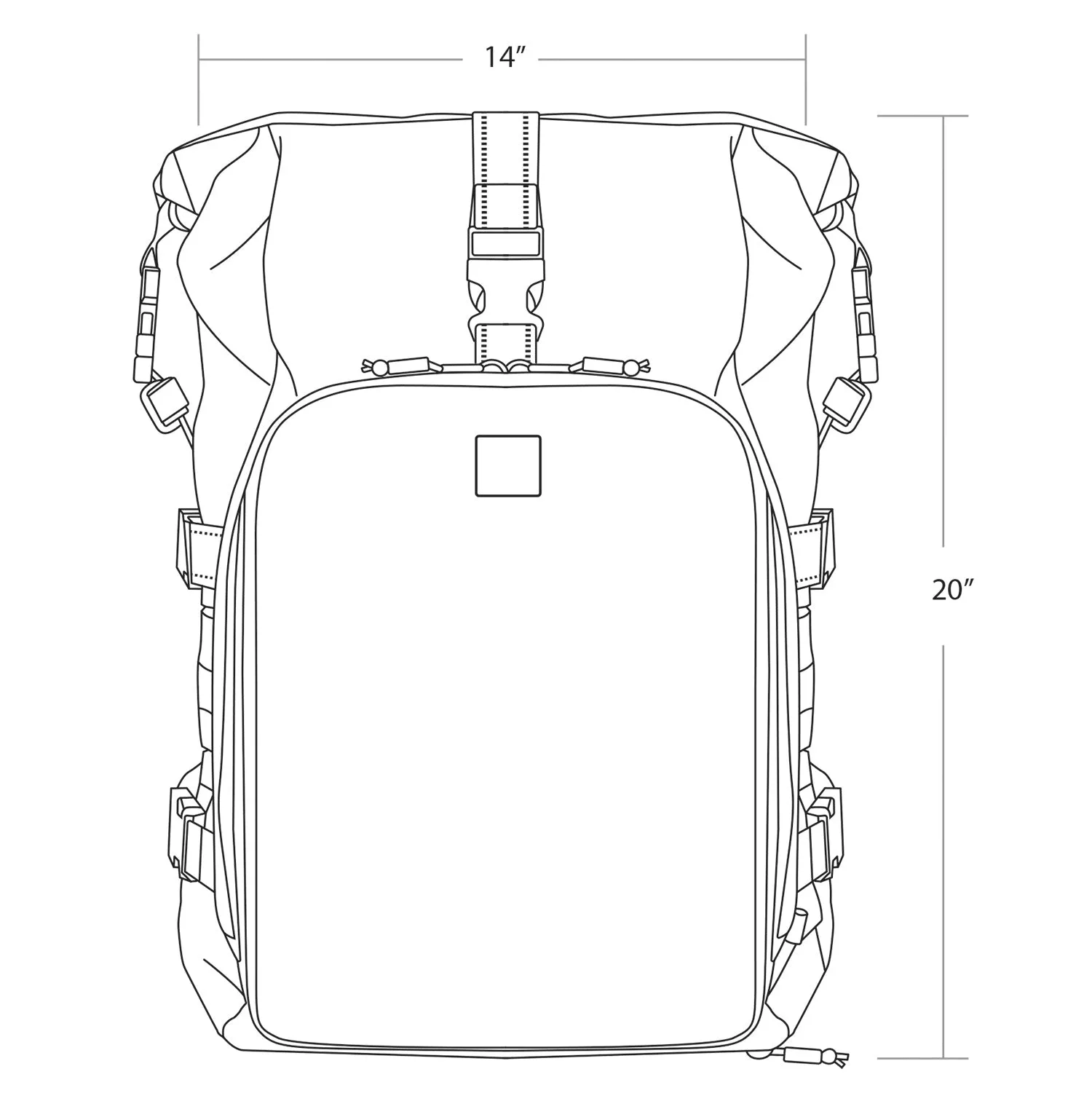 EXFIL-80 2.0 Sissy Bar Bag - Black