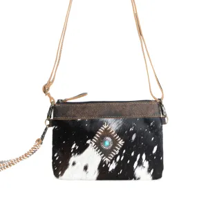 Eye of the Goddess Crossbody Bag in Black