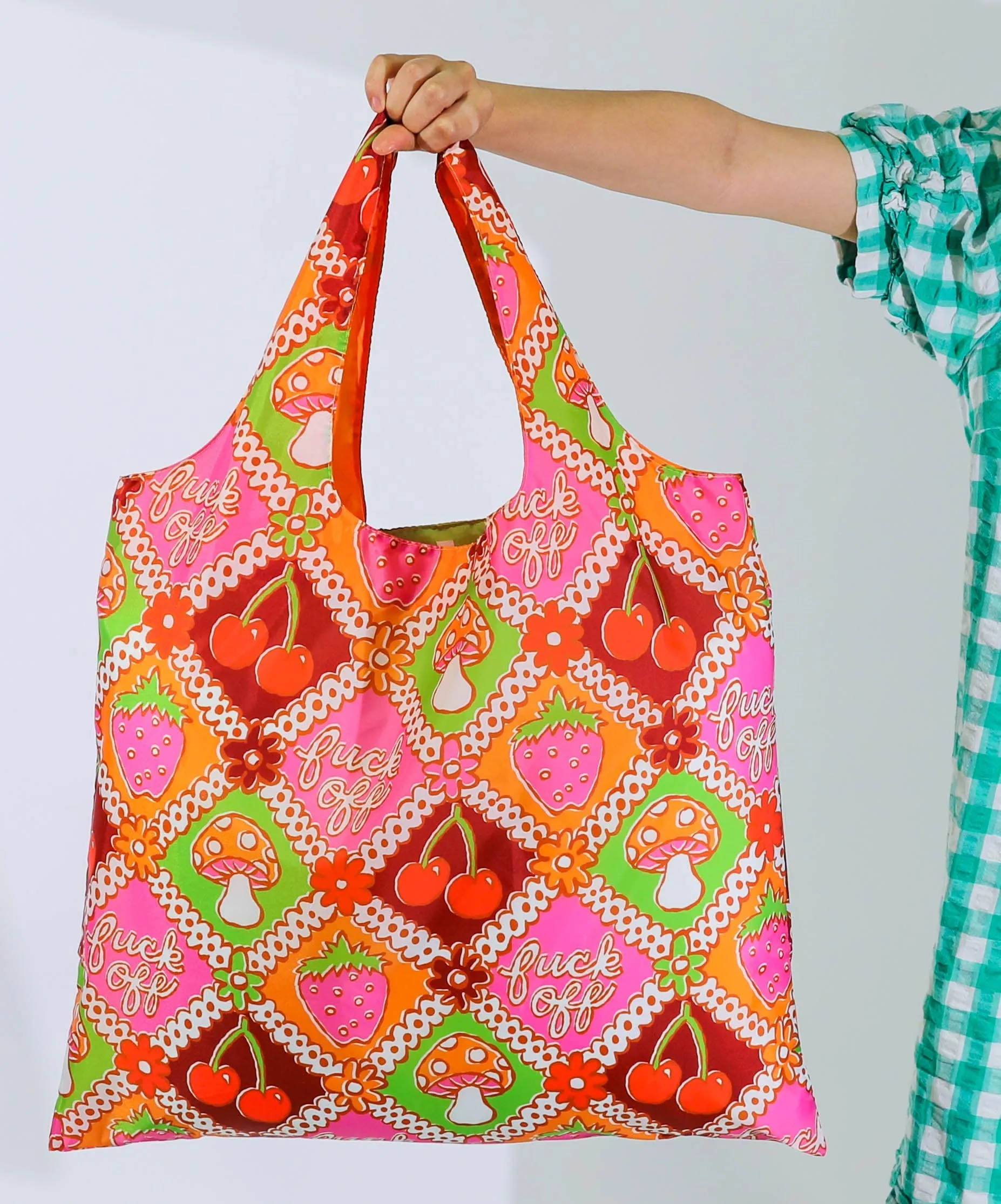 F* Off Retro Art Sack - Eco-Friendly Reusable Tote Bag