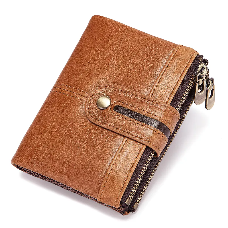 Fashion Men's Genuine Leather Multifunction Wallet / Cool Design Card and Coin Wallets