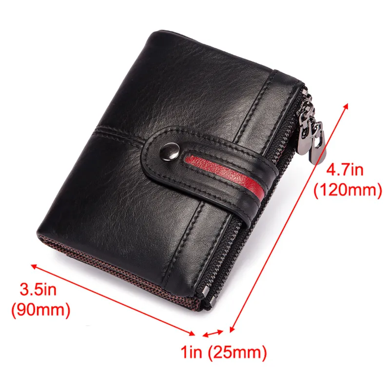 Fashion Men's Genuine Leather Multifunction Wallet / Cool Design Card and Coin Wallets