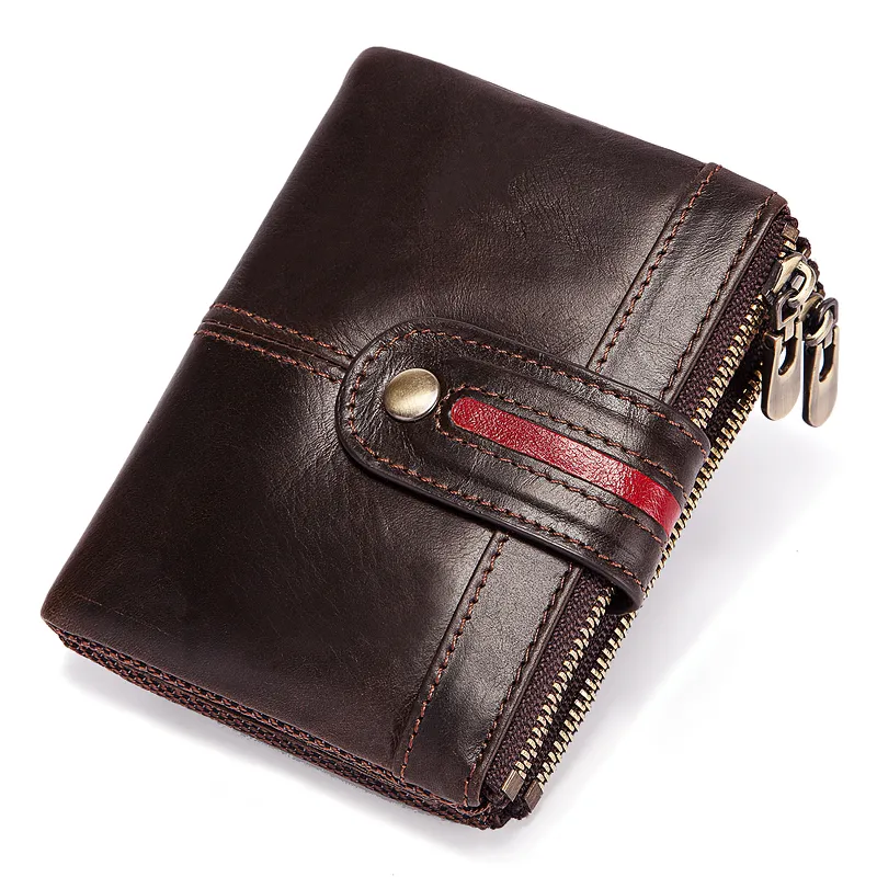 Fashion Men's Genuine Leather Multifunction Wallet / Cool Design Card and Coin Wallets