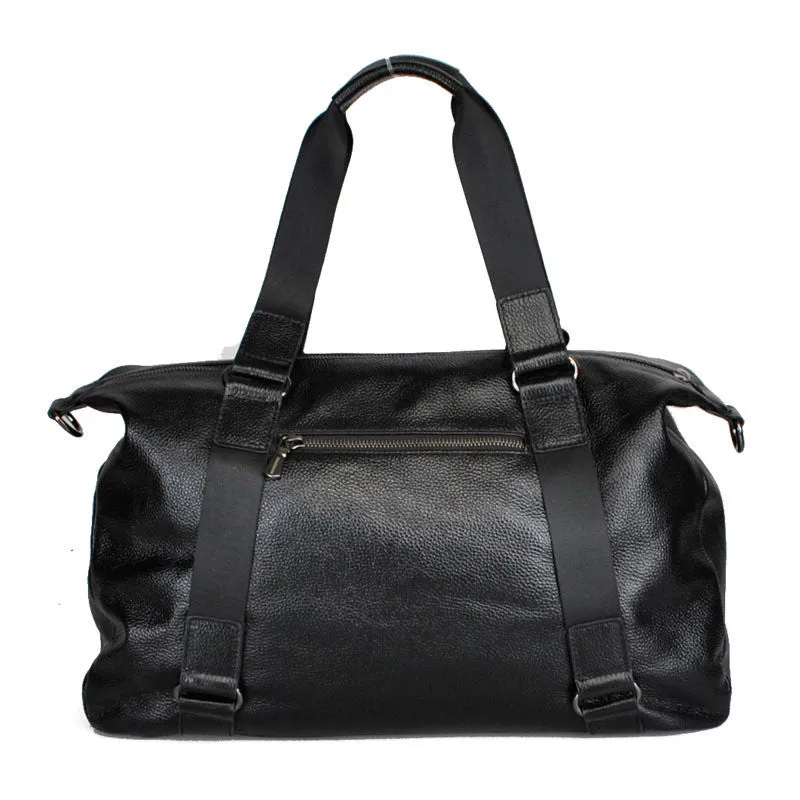 Fashionable business travel luggage GENUINE LEATHER High-capacity sling bag