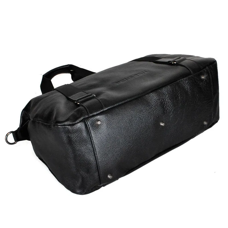 Fashionable business travel luggage GENUINE LEATHER High-capacity sling bag